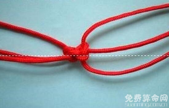 红绳手链编法图解，经常的佩戴能转好运